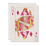 "Queen of Diamonds" Card