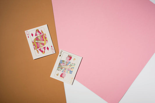 "Queen of Diamonds" Card