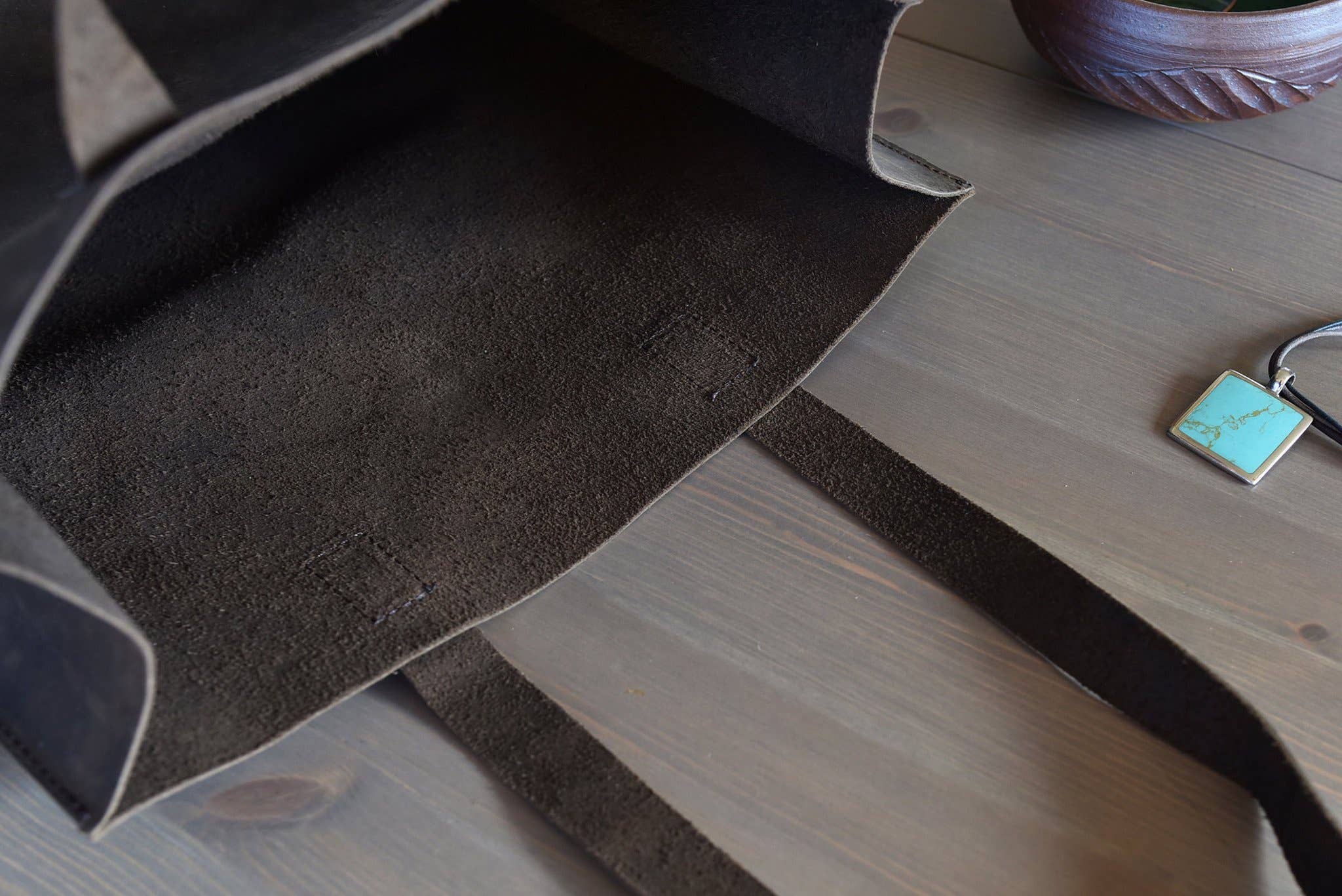Raw Edge Tote Bag
