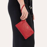 Red Small Wristlet
