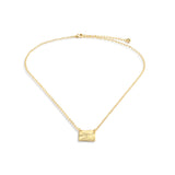 XO Charm Necklace - Gold