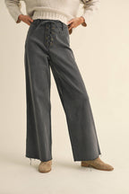 Lace Up Front Trousers