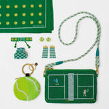 Gia Petite Multi-Color Checked Claw Kelly Green + Light Blue Check Wholesale