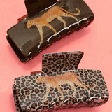 Leopard Hair Claw Clip