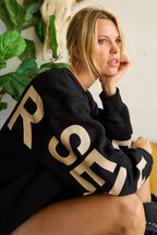 "Be Yourself" Oversized Sweatshirt