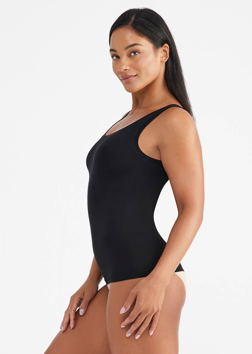 Cotton Seamless Scoop Neck Shapewear Tank Top