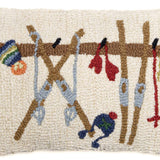 Ski Rack Wool Pillow