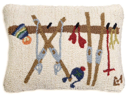 Ski Rack Wool Pillow