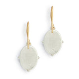 Gold Sacred Heart Earrings