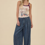 Vintage Cowboy Boots Graphic Rib Tank - RTK1120