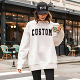 Custom Text Varsity Sweatshirt