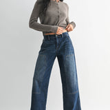 Weathered Blue Jeans