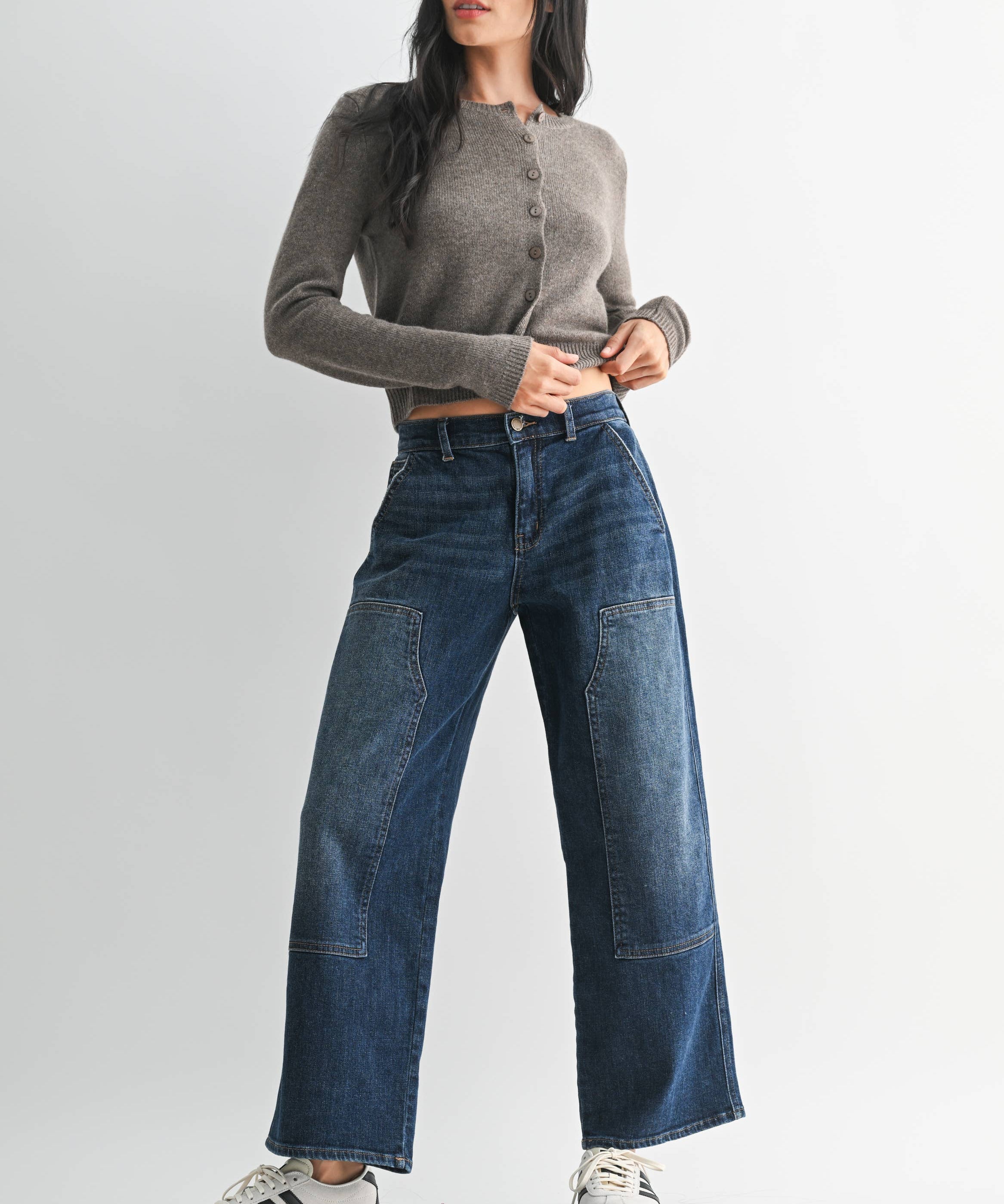 Weathered Blue Jeans