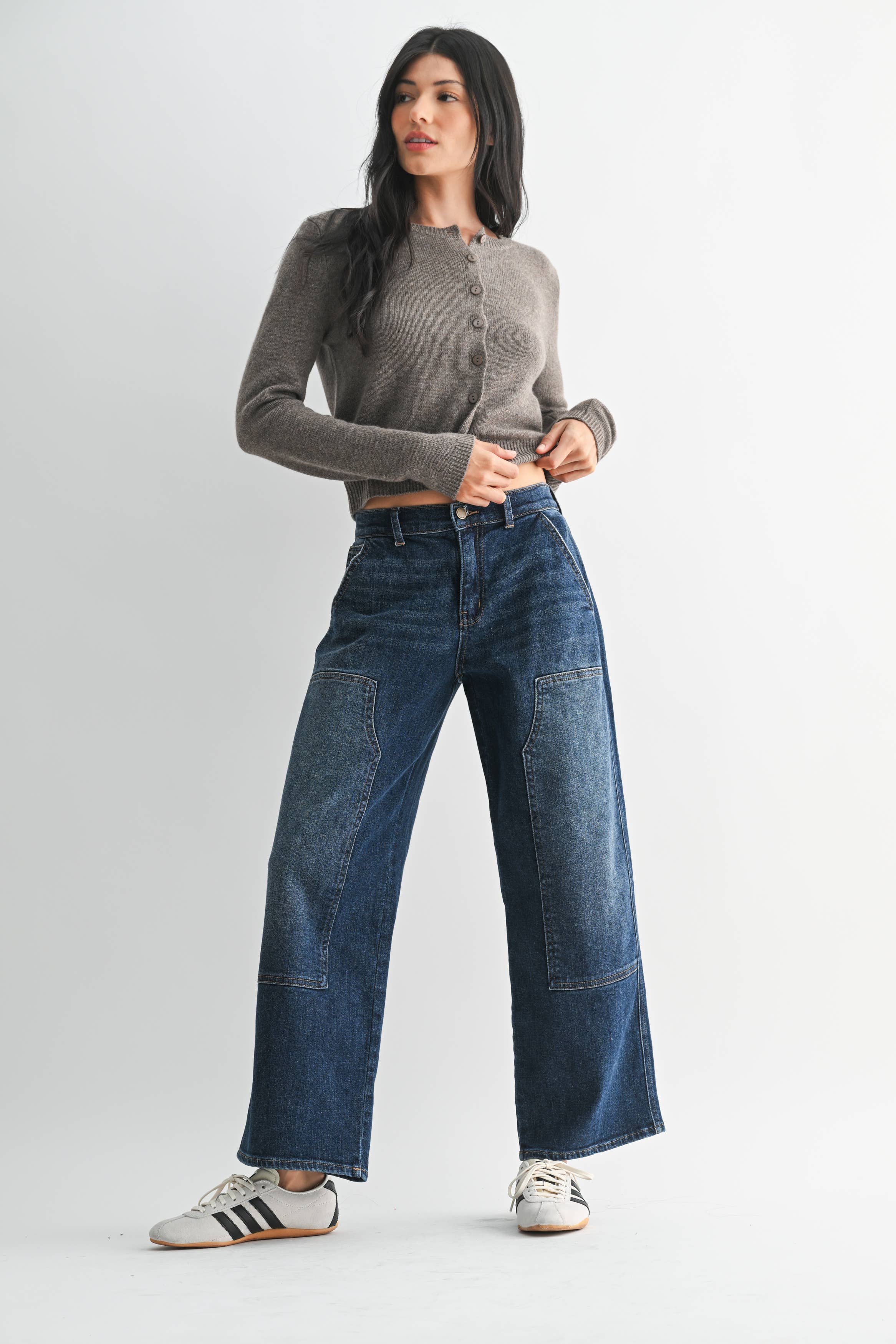Weathered Blue Jeans