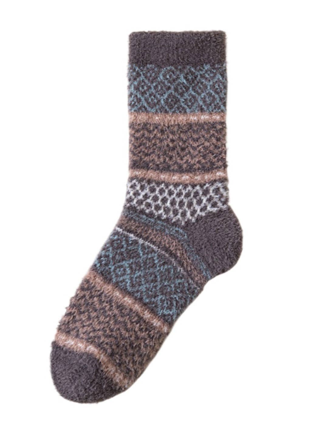 Cozy Fleece Thick Crew Socks