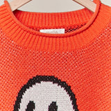 Halloween Spooky Face  Ghost Knit
