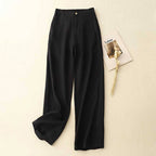 Loose Cotton Linen Trousers