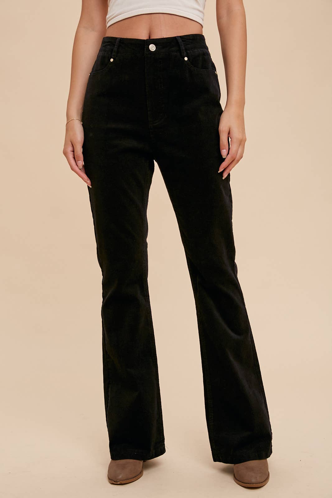 Flared Corduroy Pants