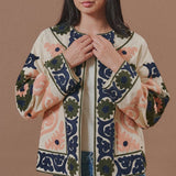Suzani Embroidered Cotton Floral Jacket