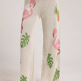 Flamingo Knit Pants