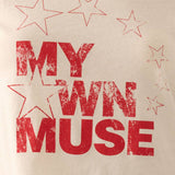 "My Own Muse" Cropped Graphic Tee