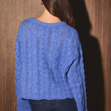 CABLE KNIT SWEATER TOP