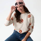 FOOTBALL SWEATSHIRT, PUTTY