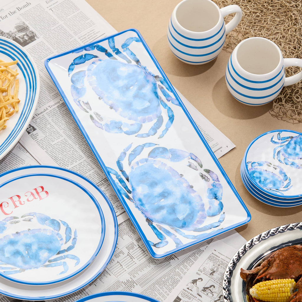 Blue Crab Rectangular Platter