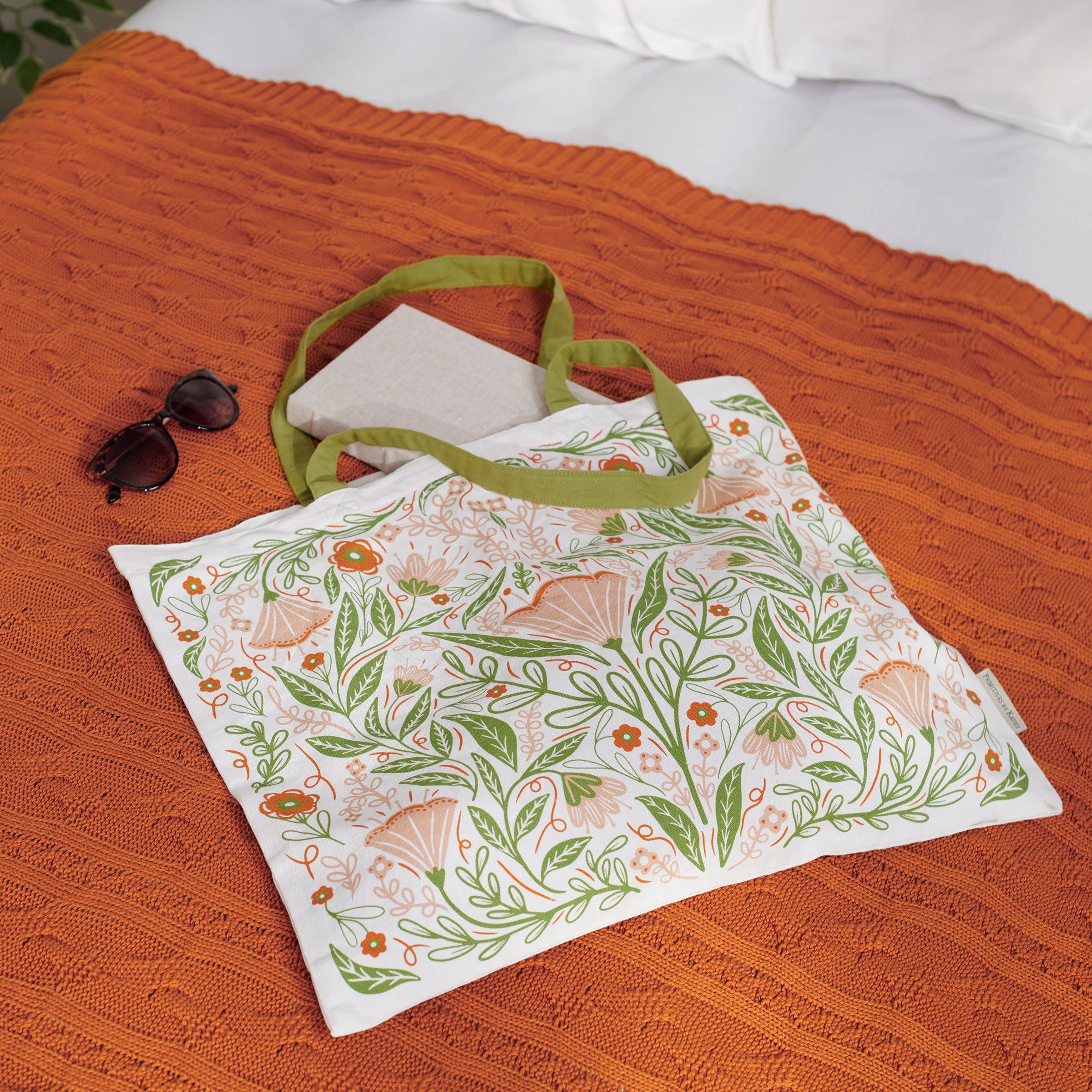Blossom Folk Art Tote