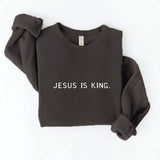 JESUS IS KING Graphic Sweatshirt