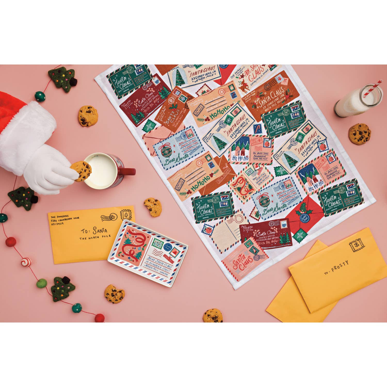 Santa Mail Christmas Dish