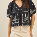 Embroidered blouse