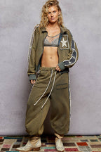 Star Patch Track Jacket
