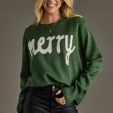 Hunter Green Merry Sweater