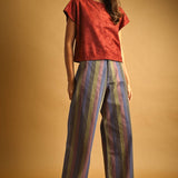 MULTI COLOR PANEL PANTS