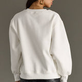 White "Apres" Sweatshirt