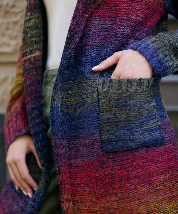 Rainbow Long Cardigan