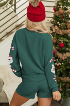 "MERRY" Long Sleeve & Shorts Set
