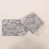 Turkish Cotton Towel with Whale Motif – Spa, Bath or Travel