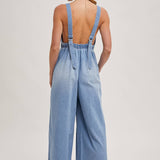 Denim Overall Jumpsuit