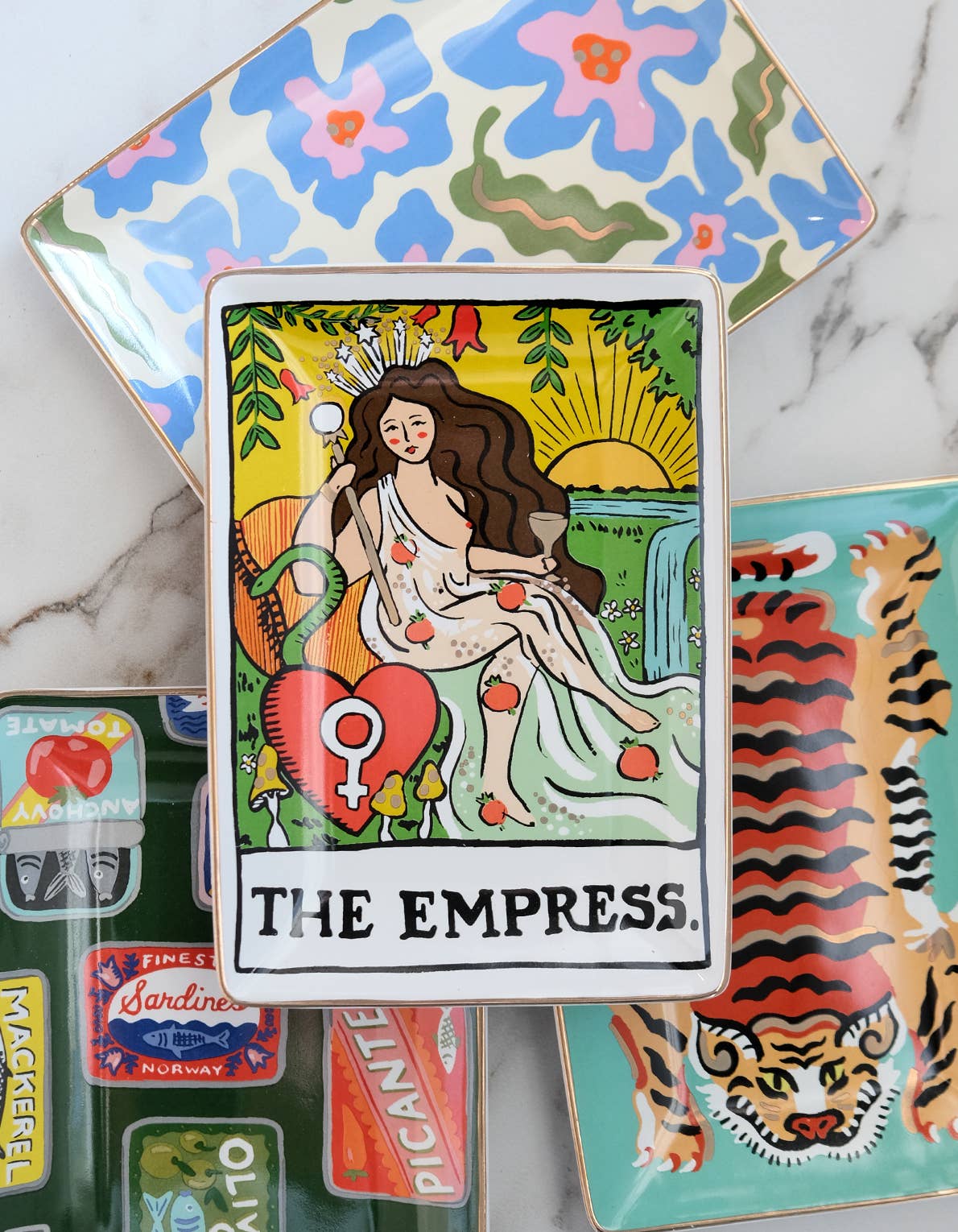 Porcelain Trinket Tray | Tinned Fish