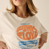 Evening with Pink Floyd Cropped Graphic Tee