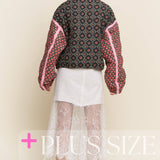 Rose Patterned Padded Jacket