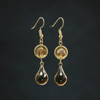 Jeweled Teardrop Earrings