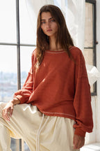 Open Back Sweater