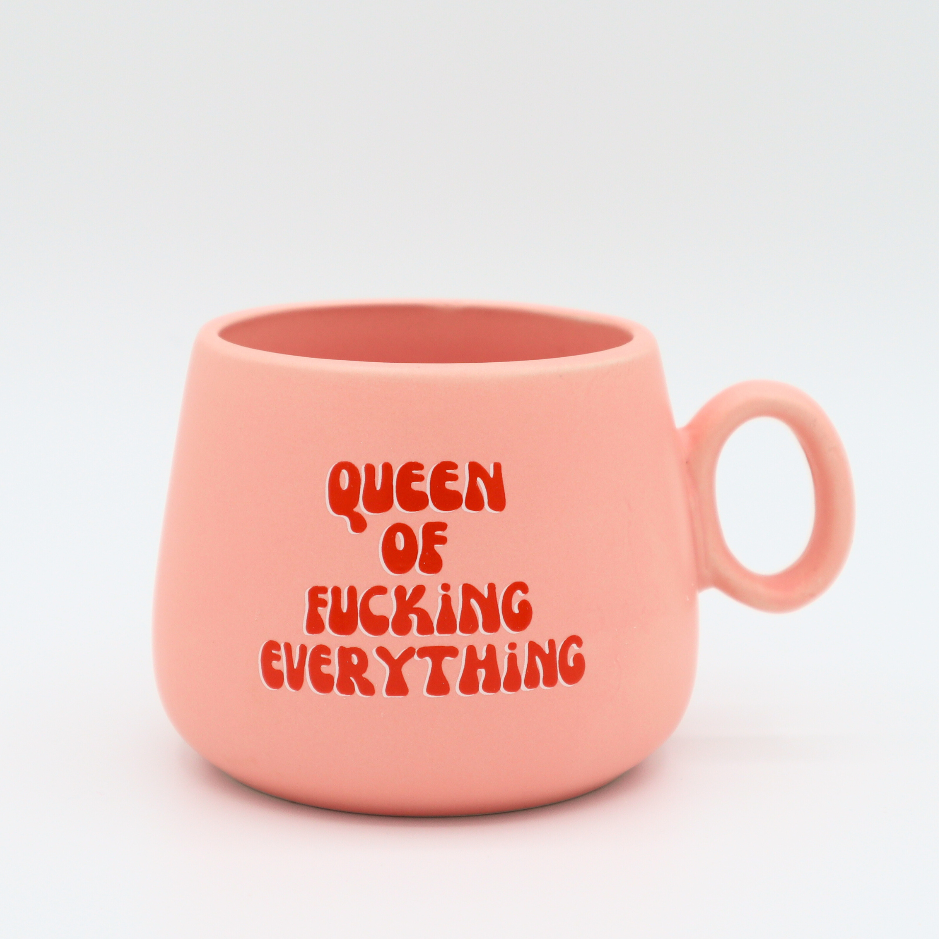 "Queen of Fucking Everything" Cappuccino Mug