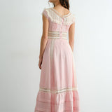 French Vintage-Inspired Lace Dress