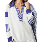 Color Block Oversized Pullover