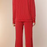 JOLLY Texture Christmas 2025 Top and Pockets Pants Set