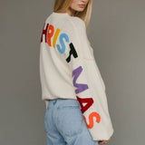 Ivory Merry Christmas Sweater